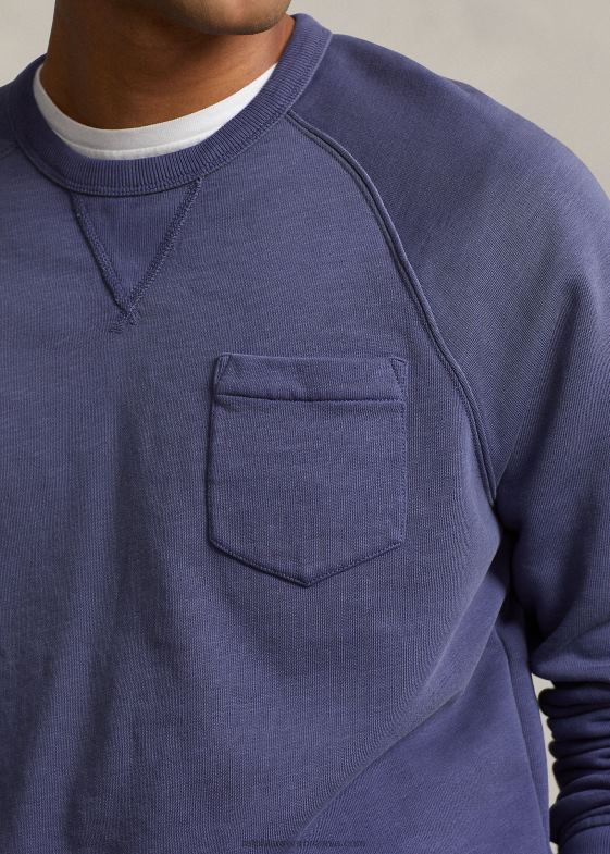 marina marina bărbați Ralph Lauren hanorac din lână vopsit în haine 046881090