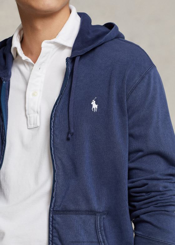 marina newport bărbați Ralph Lauren hanorac spa terry cu fermoar complet 04688956