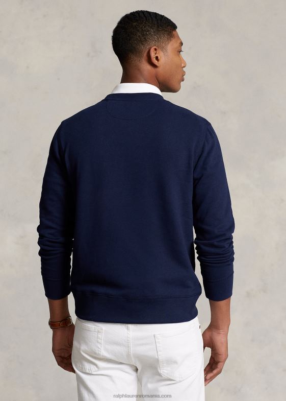 marina rafinată bărbați Ralph Lauren hanorac din lână performanță urs polo 04688711