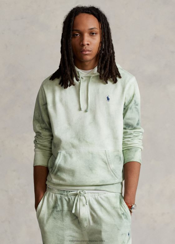 mentă decolorată bărbați Ralph Lauren hanorac din bumbac-in 046881126