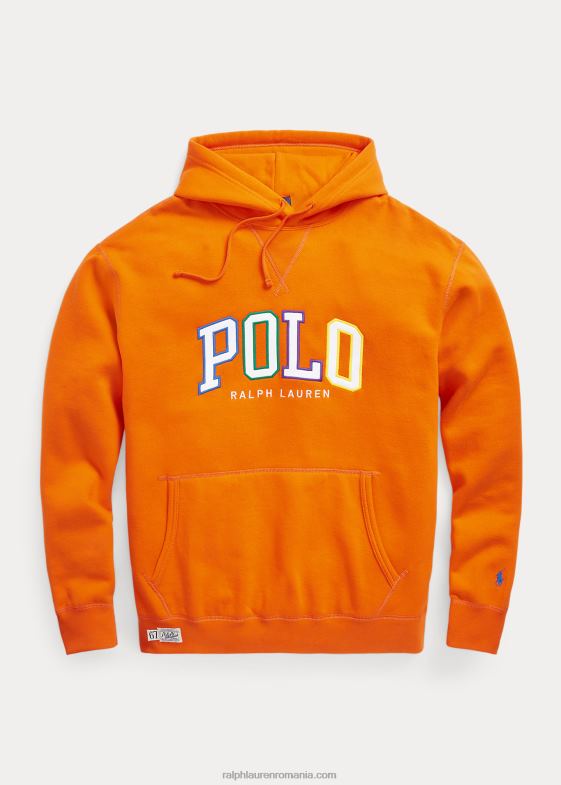 navigand portocaliu bărbați Ralph Lauren hanoracul cu logo-ul rl fleece 046881808