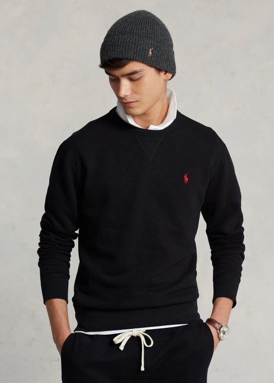 negru bărbați Ralph Lauren hanoracul rl fleece 04688329