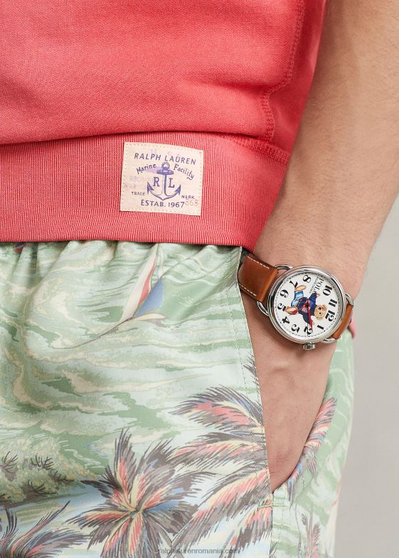 post roșu bărbați Ralph Lauren hanorac grafic fleece 046888593