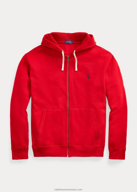 rl2000 roșu bărbați Ralph Lauren hanorac fleece cu fermoar complet 046881666