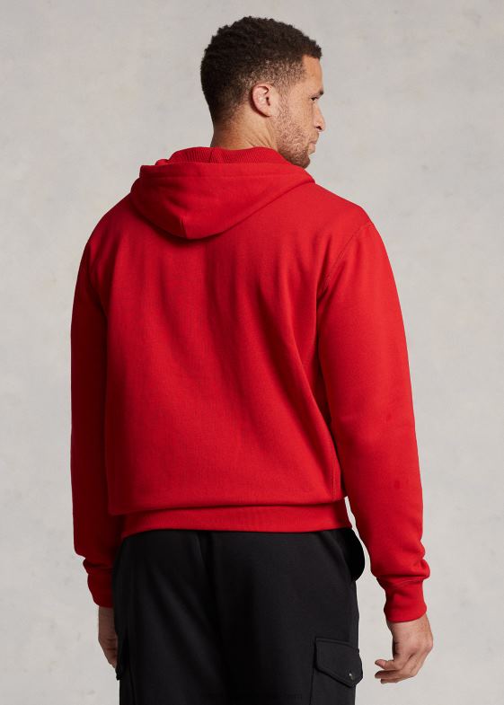 rl2000 roșu bărbați Ralph Lauren hanorac fleece cu fermoar complet 046881666