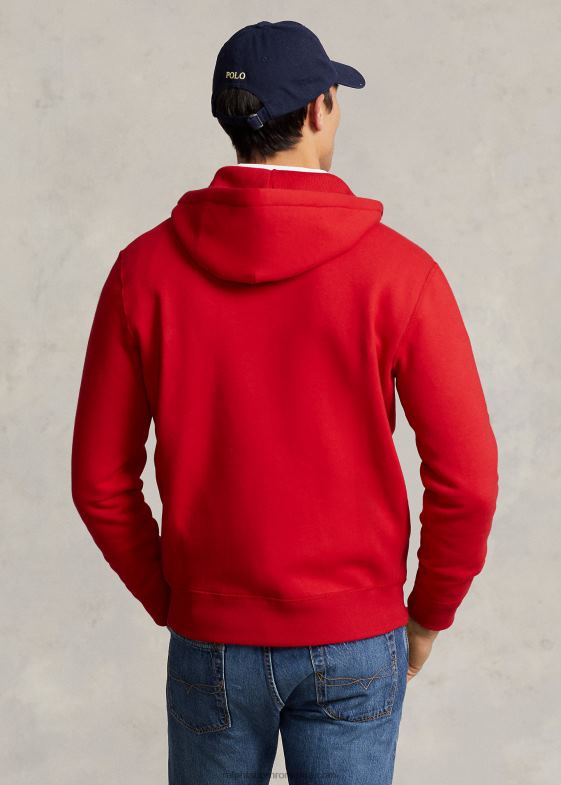 rl 2000 rosu bărbați Ralph Lauren hanorac fleece cu fermoar complet 04688392