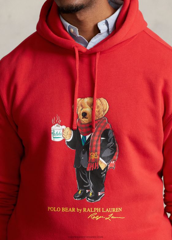 rl 2000 rosu bărbați Ralph Lauren hanorac polo urs de anul nou lunar 046881929