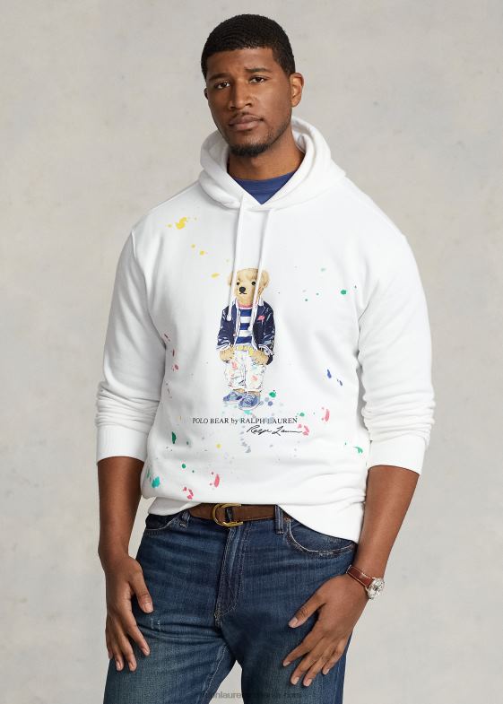 urs magazin alb bărbați Ralph Lauren hanorac din lână urs polo 046881663