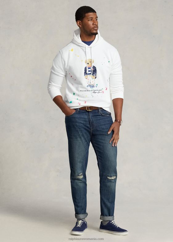 urs magazin alb bărbați Ralph Lauren hanorac din lână urs polo 046881663