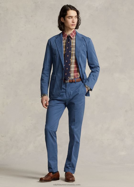 Clancy blue bărbați Ralph Lauren jachetă chino stretch neconstruită 04688616