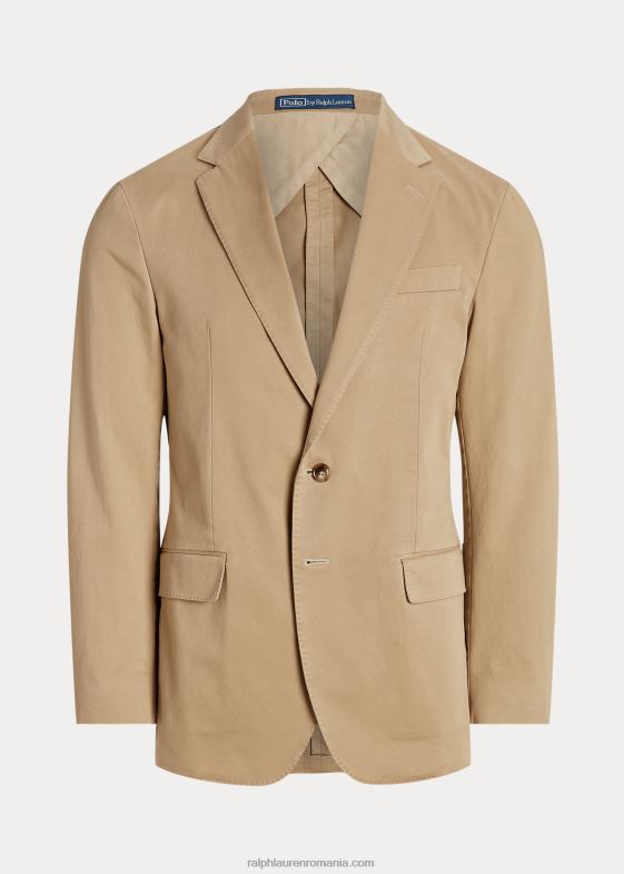 bej de coastă bărbați Ralph Lauren jachetă polo moale elastică de costum chino 046888588
