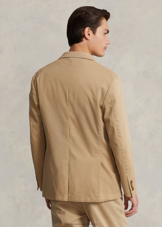 bej de coastă bărbați Ralph Lauren jachetă polo moale elastică de costum chino 046888588