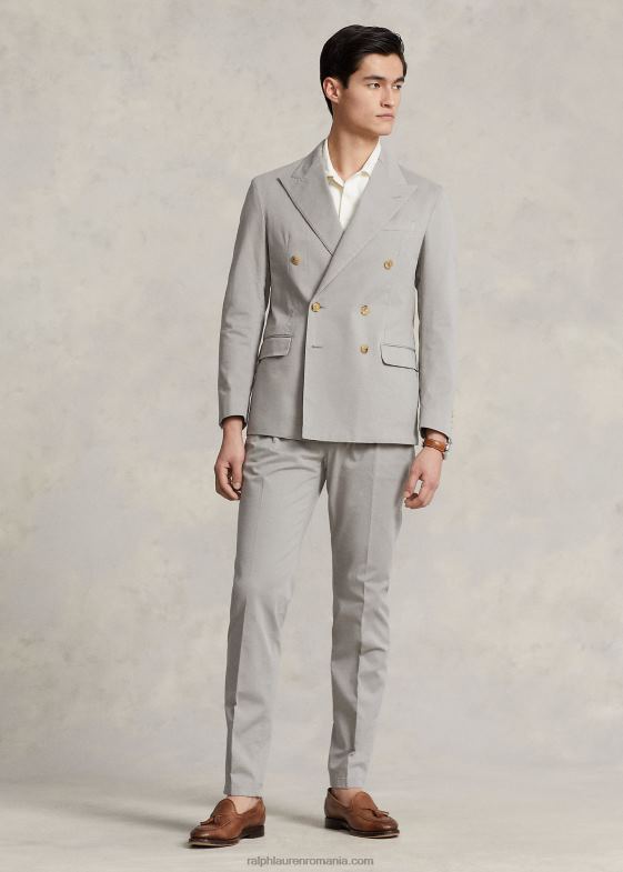 ceață cenușie bărbați Ralph Lauren jachetă polo moale elastică de costum chino 046881118
