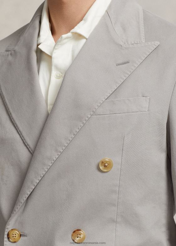 ceață cenușie bărbați Ralph Lauren jachetă polo moale elastică de costum chino 046881118