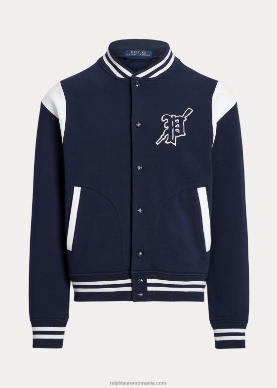 cruise navy/alb bărbați Ralph Lauren jachetă letterman din lână 046881059