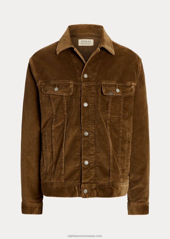 ferol bărbați Ralph Lauren geacă trucker din catifea elastică 046881811