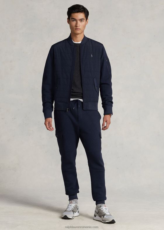 marina aviator bărbați Ralph Lauren jachetă bomber hibridă 046888646
