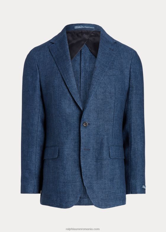 marina bărbați Ralph Lauren polo jachetă de costum din in moale 04688496