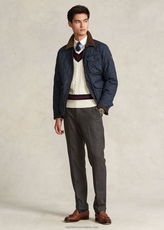 marina de facultate bărbați Ralph Lauren geacă matlasată hidrofugă 046888653