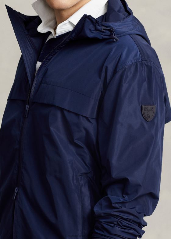 marina newport bărbați Ralph Lauren geacă cu glugă hidrofugă 046888384