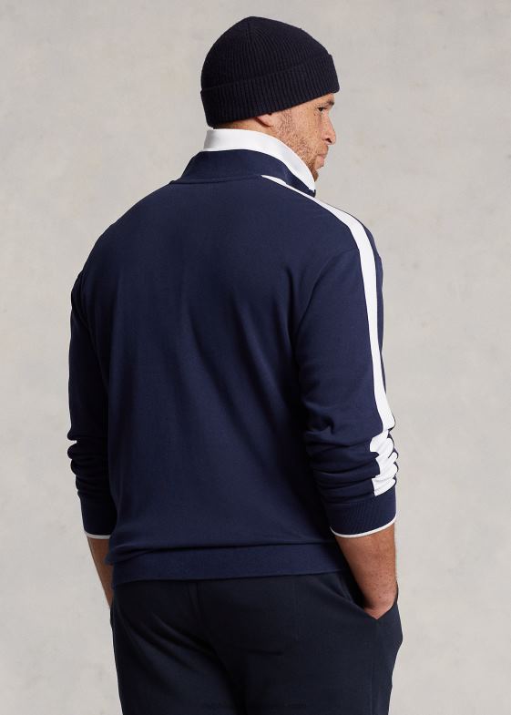 marina rafinată bărbați Ralph Lauren jachetă interlock 046881635