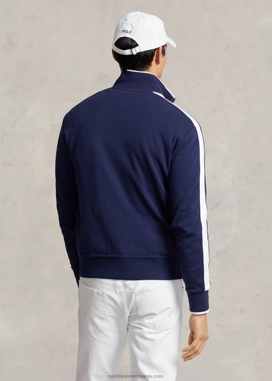 marina rafinată bărbați Ralph Lauren jachetă interlock din bumbac 04688595