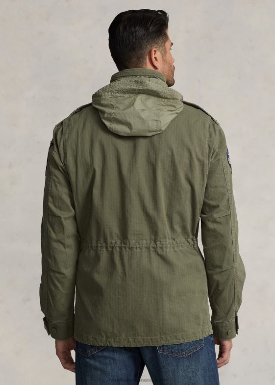 munte de măslini/petice bărbați Ralph Lauren emblematica jachetă de câmp 046881797
