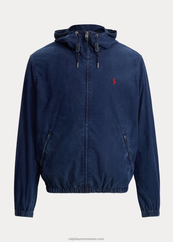 nathen bărbați Ralph Lauren jachetă din denim cu glugă 046881173