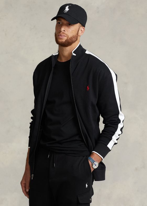 negru bărbați Ralph Lauren jachetă interlock 046881634