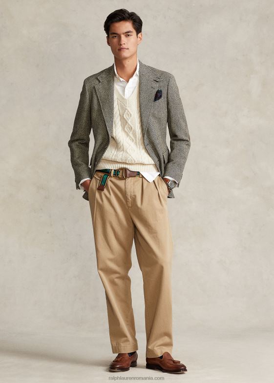 negru si crem bărbați Ralph Lauren jacheta rl67 046888522