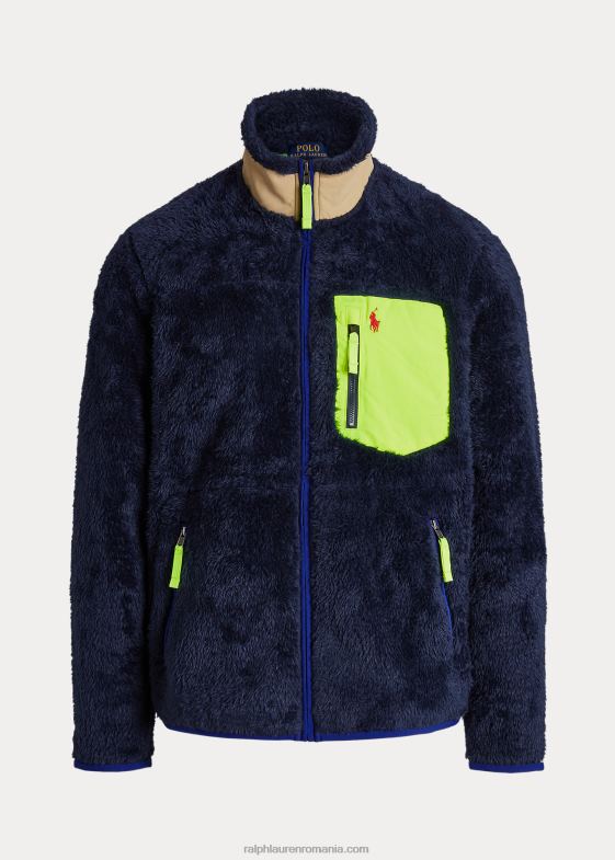 newport navy multi bărbați Ralph Lauren jachetă hibridă care blochează vântul 046881920