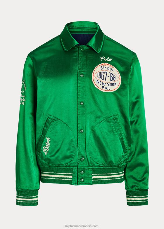 newport navy/royal bărbați Ralph Lauren jachetă reversibilă inspirată de varsity 046881073