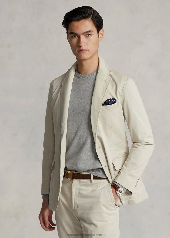 piatră bărbați Ralph Lauren jachetă chino stretch neconstruită 04688615