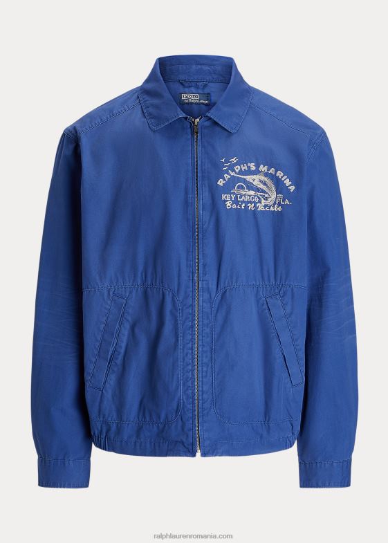 podgorie regală bărbați Ralph Lauren jachetă marina poplin 046888634