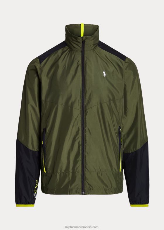 salvie închisă/negru bărbați Ralph Lauren jachetă ripstop hidrofugă 04688127