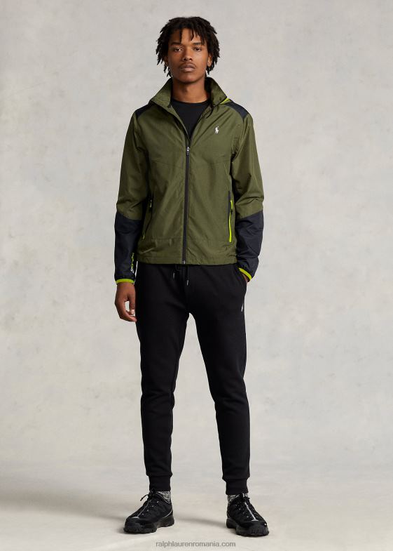 salvie închisă/negru bărbați Ralph Lauren jachetă ripstop hidrofugă 04688127