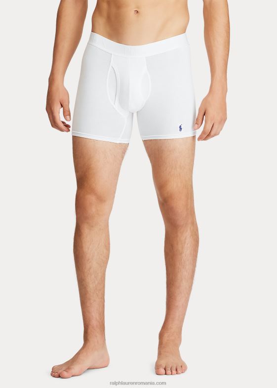 alb/albastru bărbați Ralph Lauren Boxer 4d-flex pachet de 3 04688273