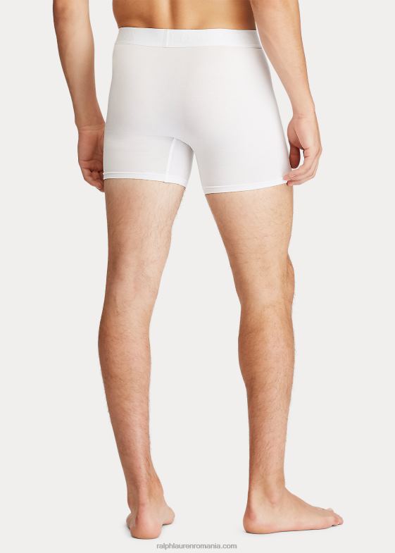 alb/albastru bărbați Ralph Lauren Boxer 4d-flex pachet de 3 04688273