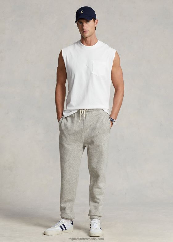 alb bărbați Ralph Lauren rezervor de buzunar din tricou 04688227