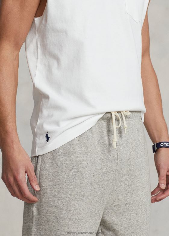 alb bărbați Ralph Lauren rezervor de buzunar din tricou 04688227