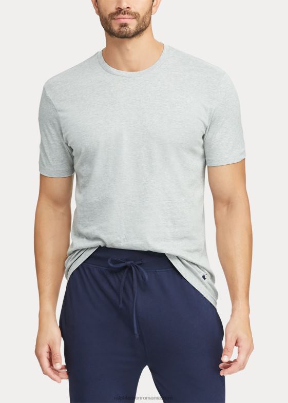 albastru asortat bărbați Ralph Lauren Tricot de corp clasic Wicking Crew, pachet de 3 04688223
