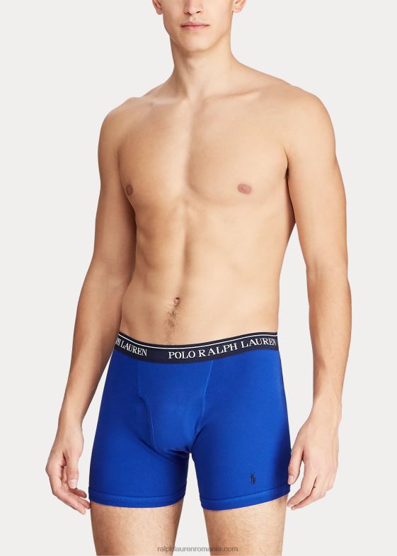 albastru/gri/rosu bărbați Ralph Lauren Boxer cu absorbție, pachet de 5 04688270