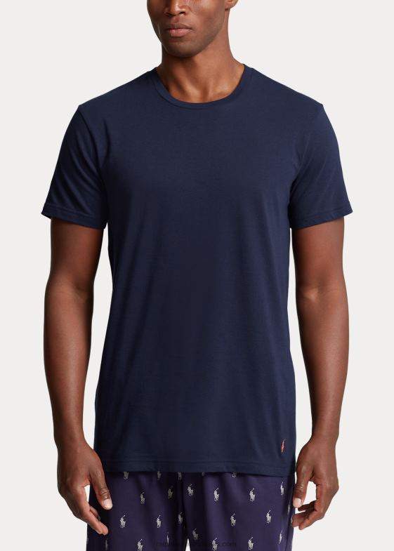 bleumarin/heritage regal/roșu bărbați Ralph Lauren Tricot de corp clasic Wicking Crew, pachet de 3 04688263