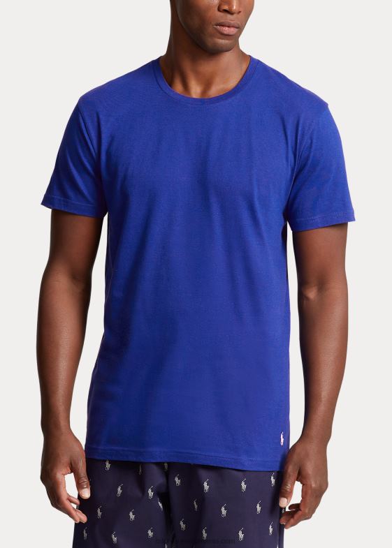 bleumarin/heritage regal/roșu bărbați Ralph Lauren Tricot de corp clasic Wicking Crew, pachet de 3 04688263