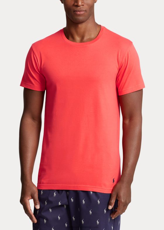 bleumarin/heritage regal/roșu bărbați Ralph Lauren Tricot de corp clasic Wicking Crew, pachet de 3 04688263