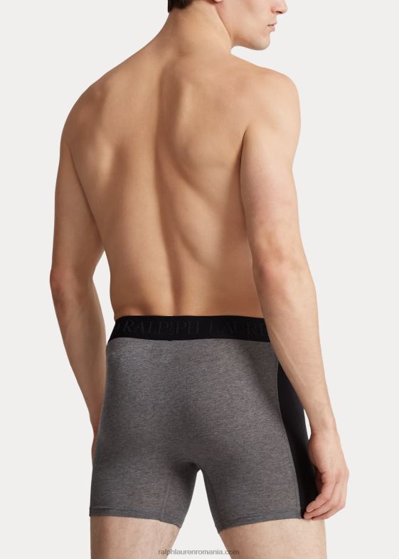 cărbune/gri/negru bărbați Ralph Lauren Boxer 4d-flex max flex pachet de 3 04688608