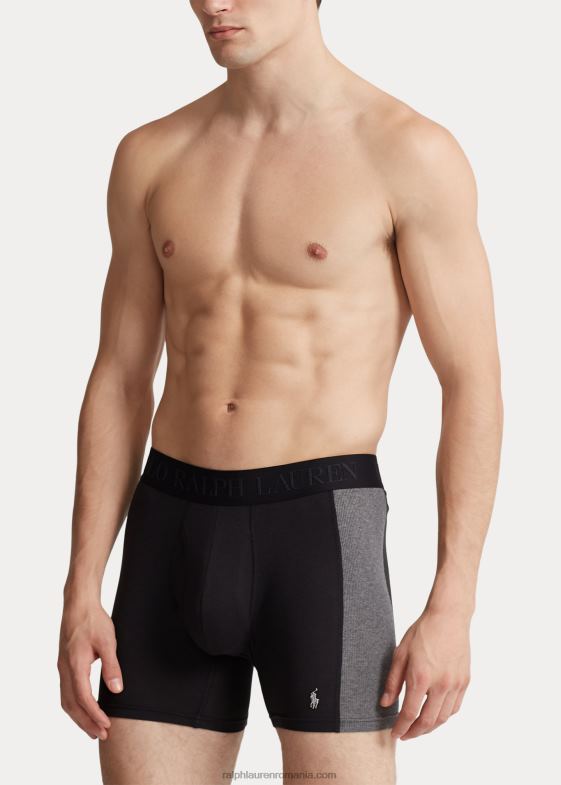 cărbune/gri/negru bărbați Ralph Lauren Boxer 4d-flex max flex pachet de 3 04688608