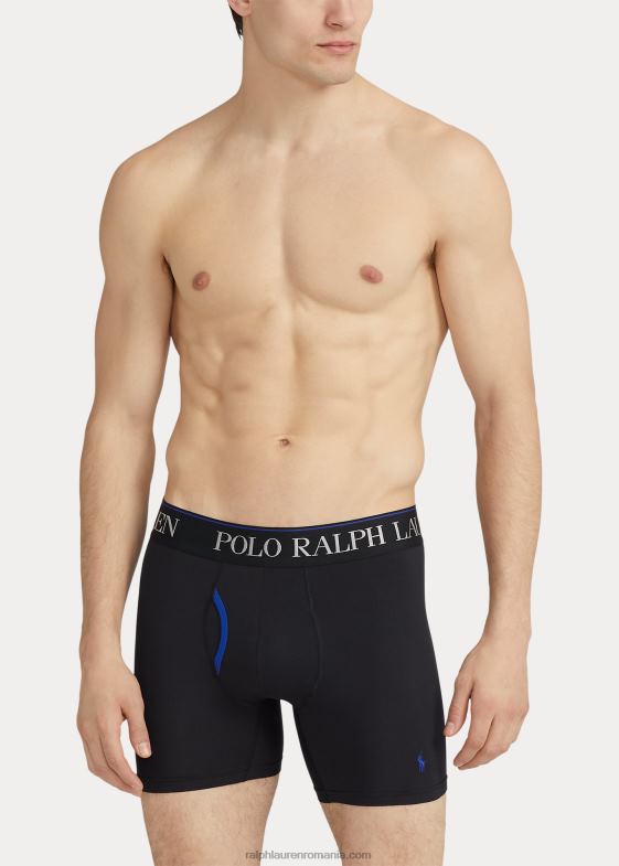 gri/albastru bărbați Ralph Lauren Boxer 4d-flex pachet de 3 04688960