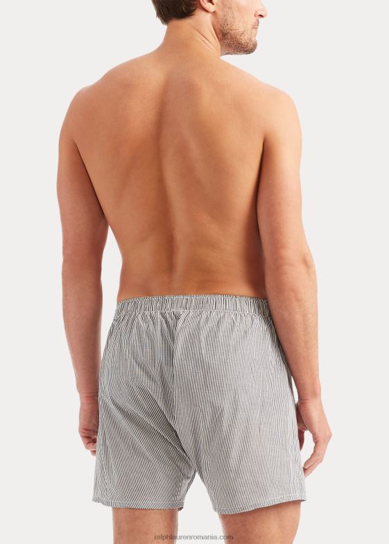 gri/albastru bărbați Ralph Lauren boxer clasic din bumbac țesut, pachet de 5 04688268