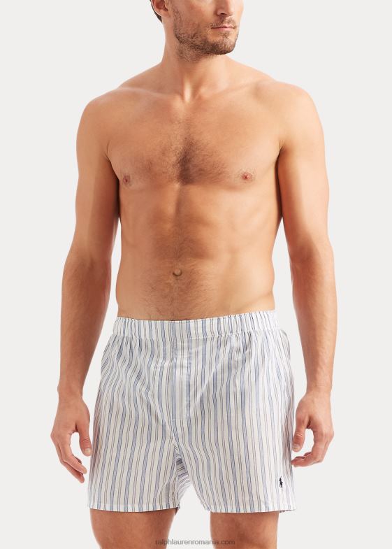 gri/albastru bărbați Ralph Lauren boxer clasic din bumbac țesut, pachet de 5 04688268